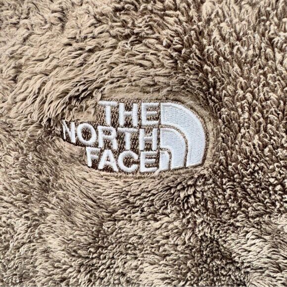 The North Face Women’s M Osito Expedition Full Zip Fleece Jacket Taupe Brown - Picture 6 of 6